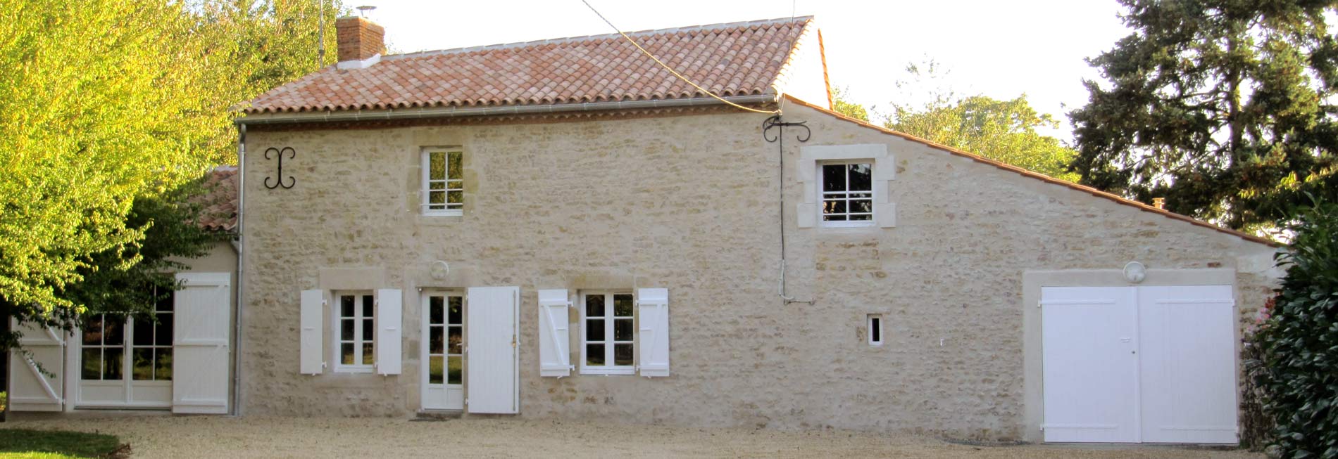 Restauration d'une maison ancienne en Vendée